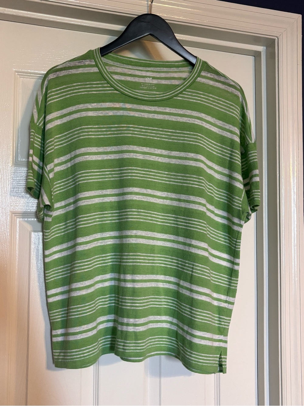 💚Aerie💚 Green Striped Oversized Tee